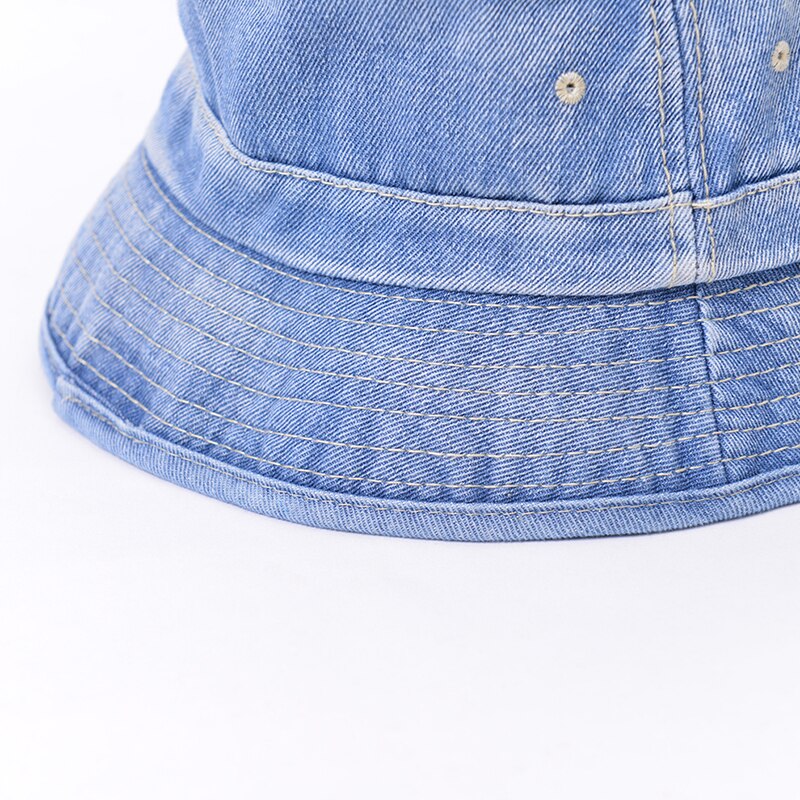 Nuovo 2021 cappello da pescatore pieghevole cappello da pescatore in Denim lavato cappelli Unisex moda Bob Caps Hip Hop Gorros uomo donna cappello da pescatore Panama