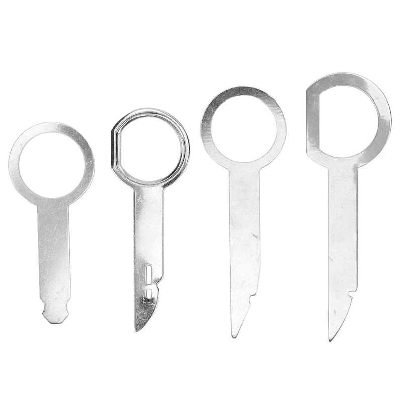 Ferramenta de remoção de rádio do carro resistente cd player liberação chaves ferramentas substituição para ford para reparo