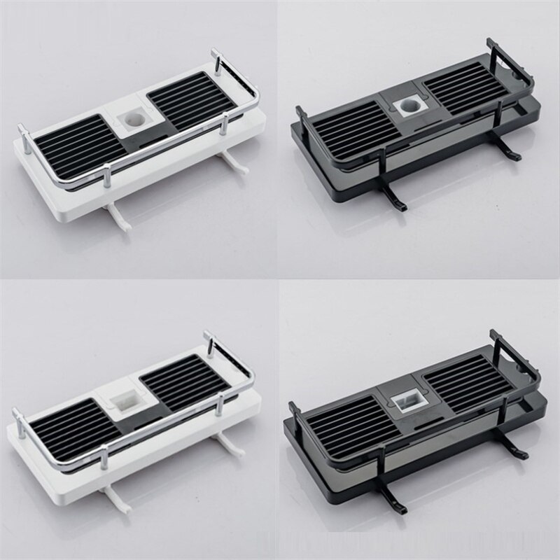 Shower Storage Holder Rack Organizer Bathroom Shelf Shampoo Tray Stand No Drilling Floating Shelf For Wall Household Item