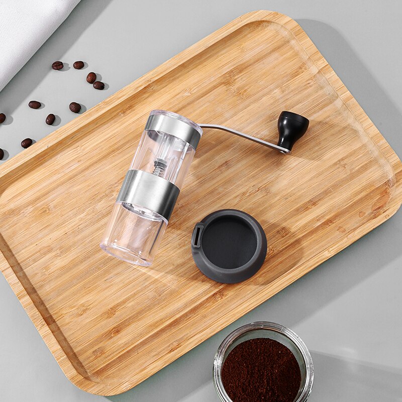 Oneisall Hand Grinder Small Mini Coffee Bean Grinder Manual Grinder Integrated Household Hand Grinder Coffee Machine