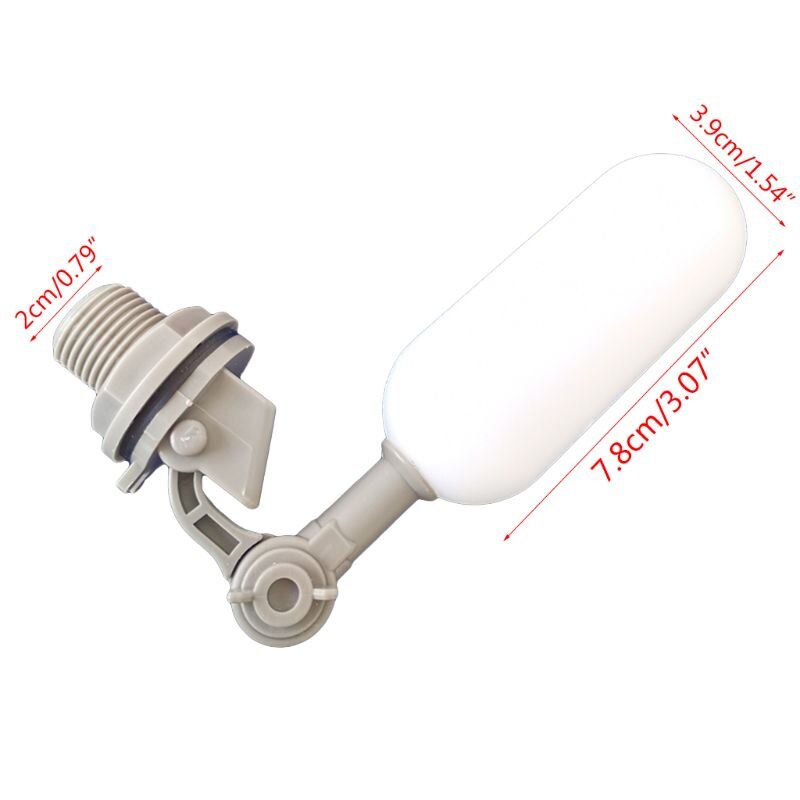 4 Set/Pack Mini 1/4" Humidifier Float Ball Valve Shut Off Automatic Feed Fill Fish Tank Water Aquarium Tool Accessory