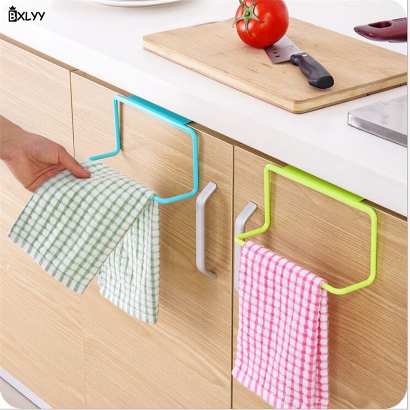 Multifunctionele Plastic Kastdeur Enkele Staaf Puin Rack Badkamer Rack Handdoek Kast Keuken Accessoires Gadget Opslag. Tj