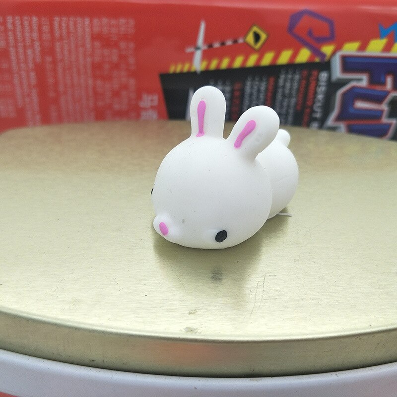 Mini ändra färg squishy söt katt antistress boll klämma stiger abreact mjuk klibbig avstressande leksaker roliga mochi leksaker: 10
