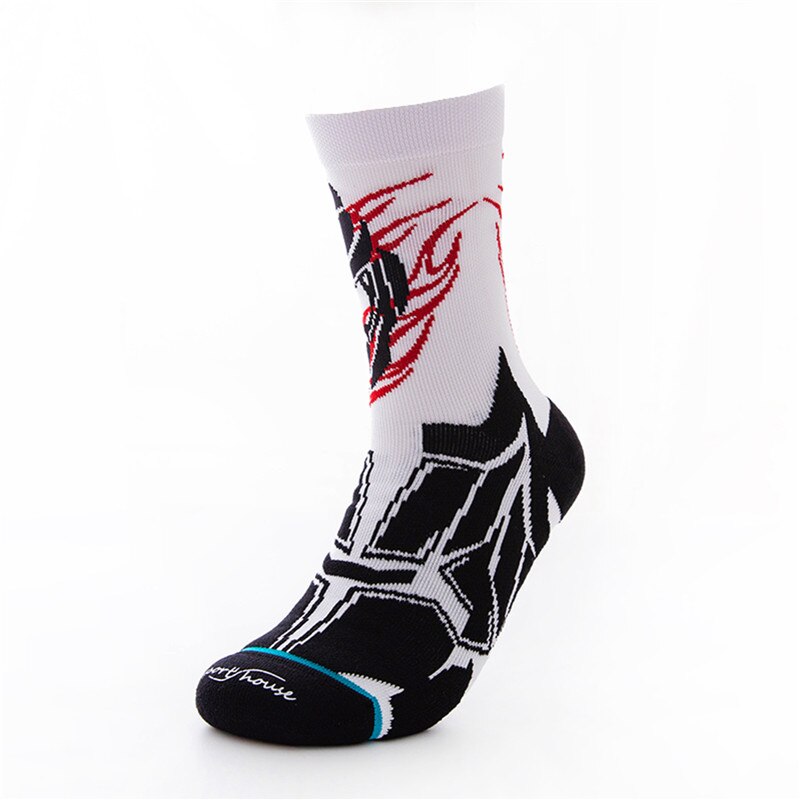 2Pair profesjonalna jakość marka mężczyźni sport Outdoor skarpety trening koszykówki dezodorant oddychający pochłaniacz potu wygodne: 1
