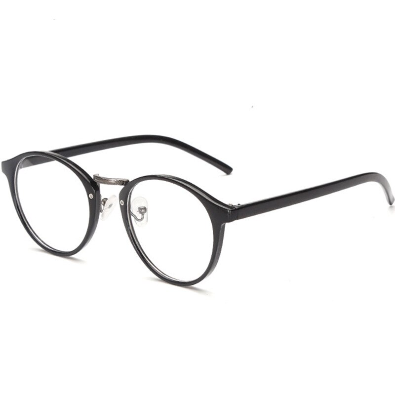 Elbru vintage runda glasögonbågar retro dambågar klar lins glasögonmärke gafas de sol gafas glasögon glasögon: C1