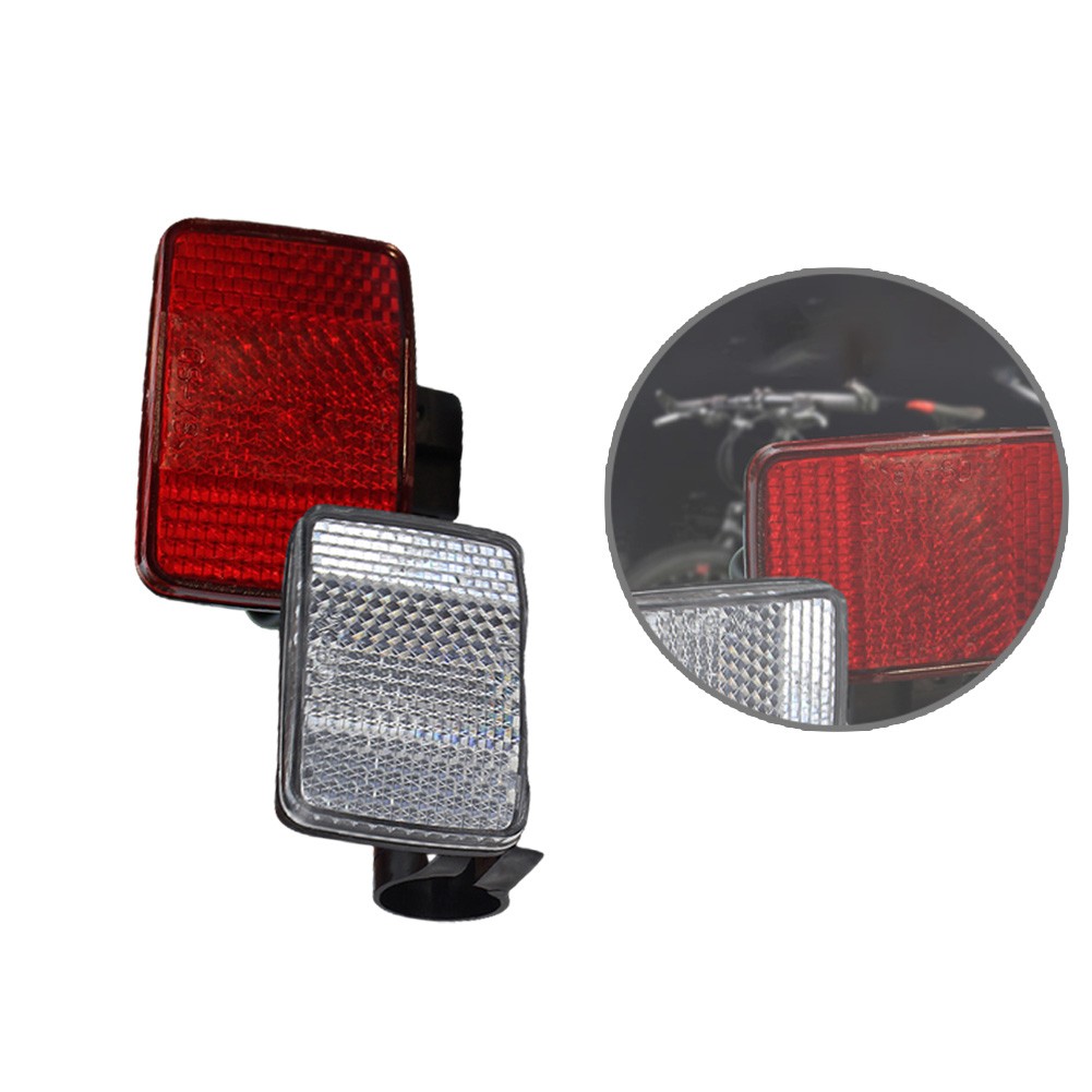 2 Stück Fahrrad Fahrrad Speichen Reflektor Sicherheits licht Rad Felge reflektierende Halterung Nacht reflektoren Blinklichter Fahrrad licht
