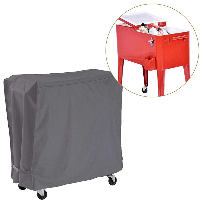 Utomhuskylare vagnskydd med uv-beläggning- passar 80 liter rullande kylare utekylare, dryckesvagn, rullande iskista, waterpro
