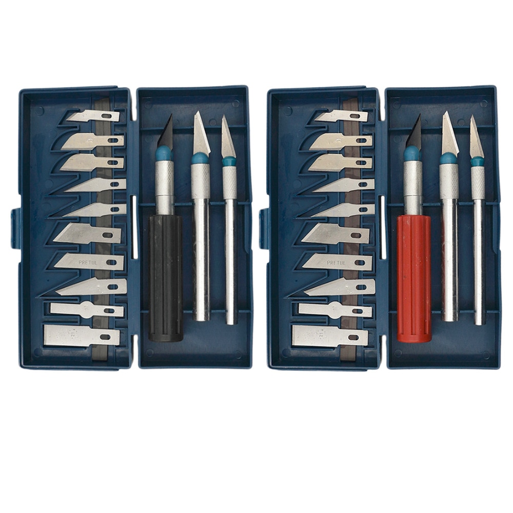 13pcs Portable Wood Carving Tools Fruit Food Craft Sculpture Engraving Scalpel DIY Cutting Tool Color Random