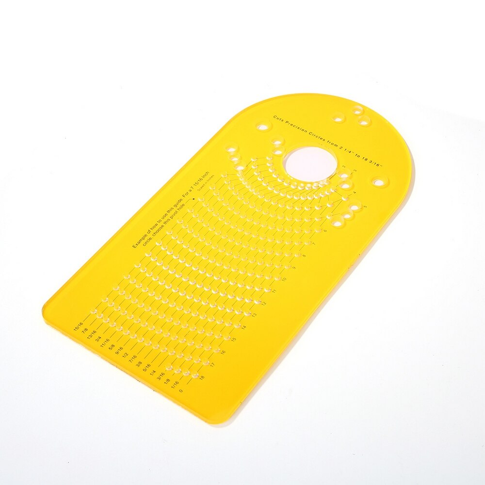 DIY Circle Cutting Jig for Hand Trimmer Wood Router Woodworking Milling Circle Groove Hand Woodworking Tool for Plunge Router