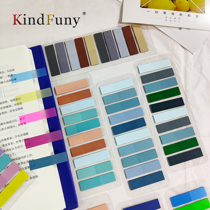 KindFuny 200pcs Stationery Sticky Note Index Tabs Arrow Flags Sticky Note for Page Marker Planner Stickers Post It Book