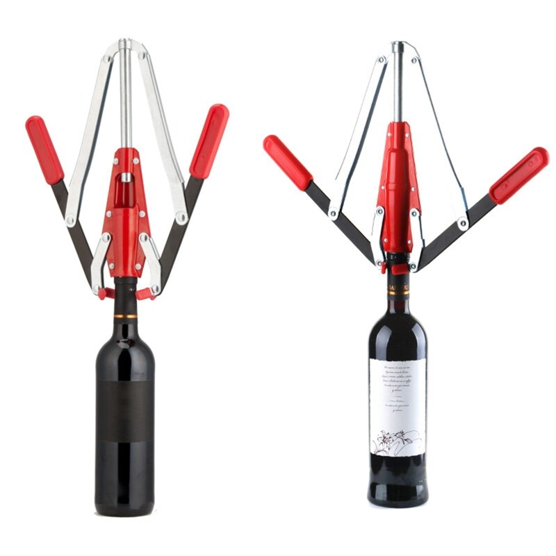 Dubbele Steel Hendel Corker Wijn Fles Corker Met 2 Kurk Handvatten Voor Wijn Vergister Wijn-Maken Apparatuur