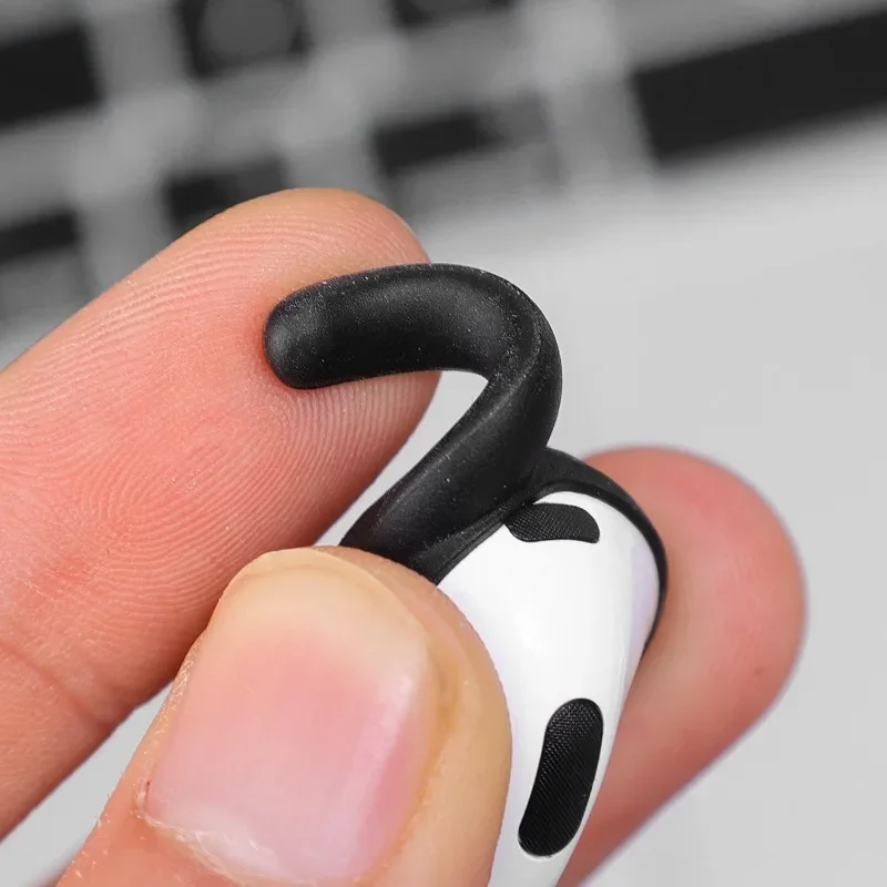 Soft Silicone in-Ear Eartips for Apple Airpods 4 Protector Earphone Case Earpad with Anti-slip Earhook for AirPods 4 Accessories