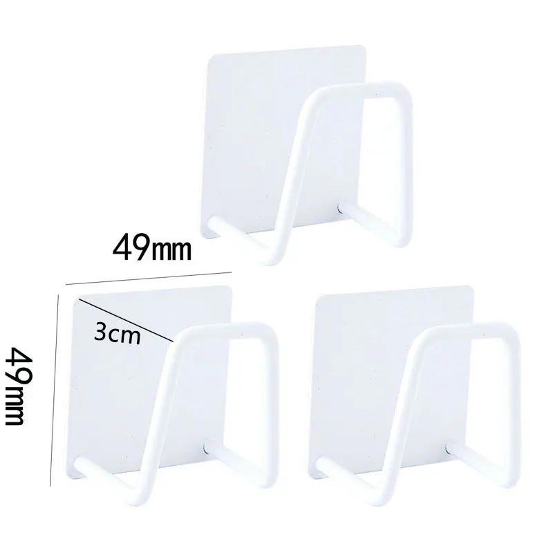 Keuken Spons Rekken Zelfklevende Gootsteen Sponzen Afvoer Droogrek Houders Roestvrij Stalen Muur Haken Thuis Opslag Haak Organisator: MULTI