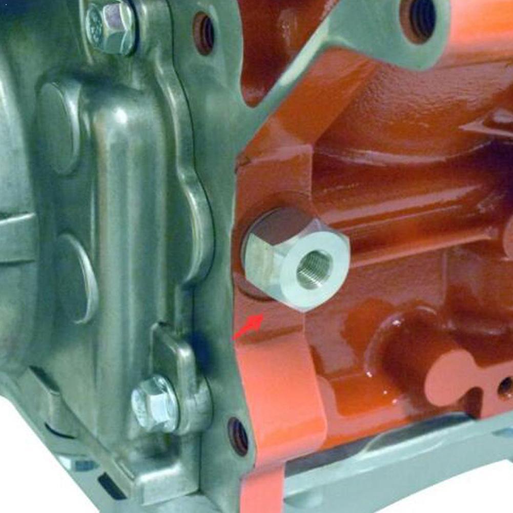 Oil Pressure Adapter Fitting LS Swap Gauge Sensor Engine 1/8 The Adapter Fits NPT to LS Series GM M16X1.5