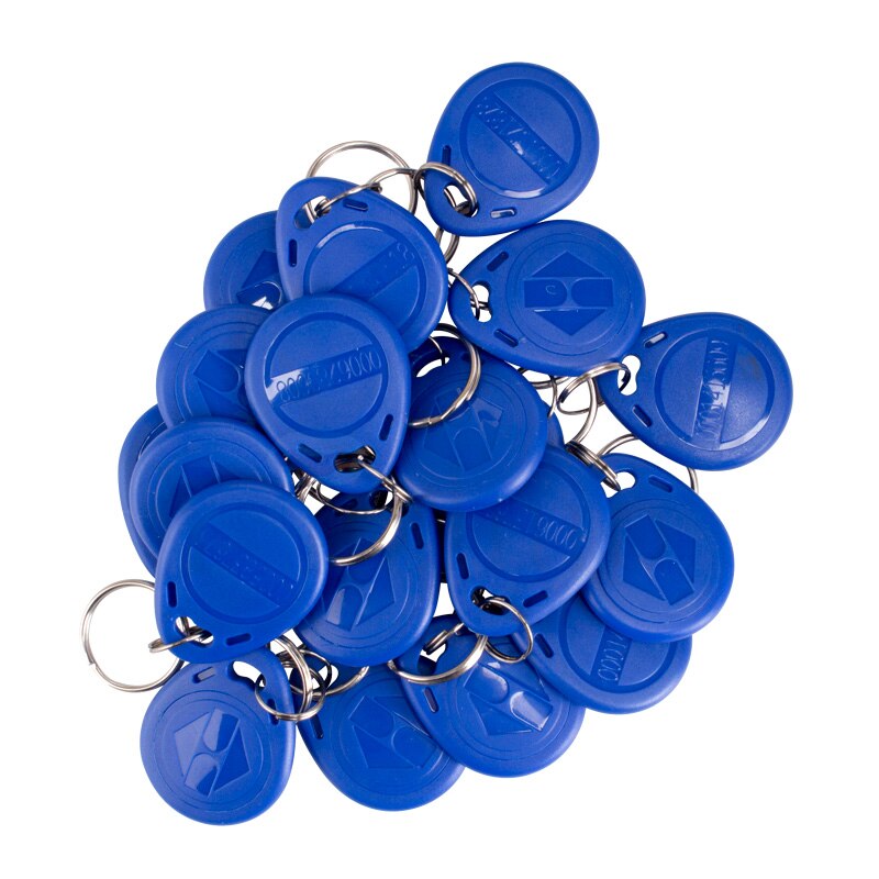 10pcs RFID Key Fobs Token Tags EM4100 Durable Waterproof Keychain ID Card Read TK/EM4100 Keychain ID card cannot be copied