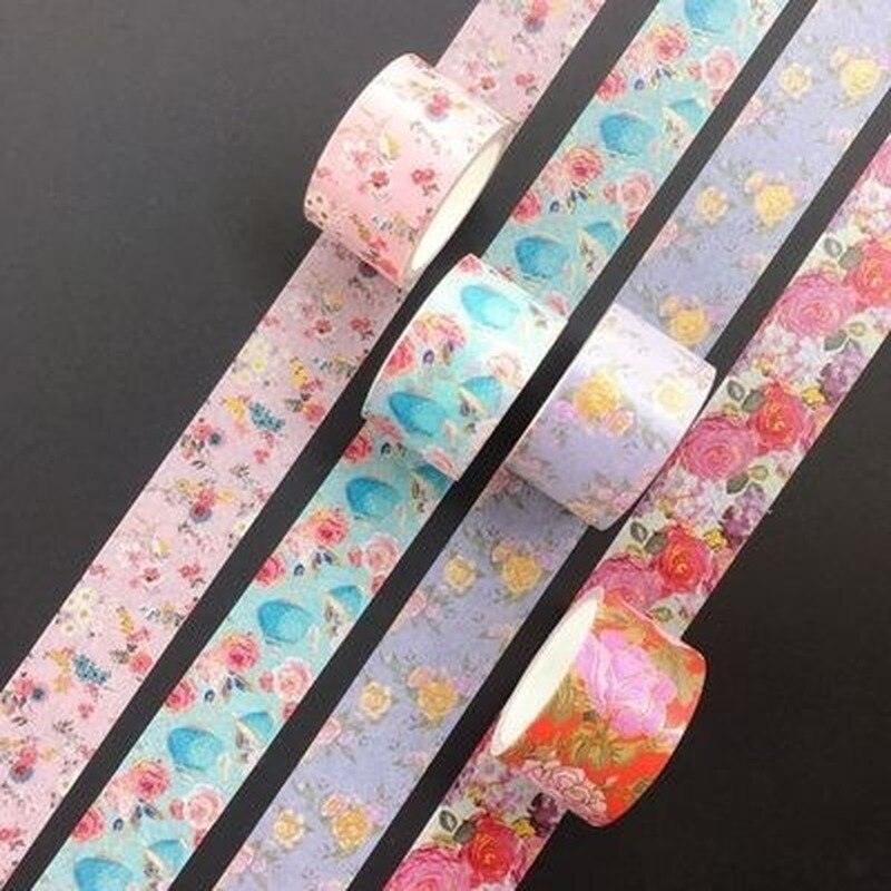 6 stuks washi tape set diy decoratie scrapbooking planner papier afplaktape label sticker briefpapier