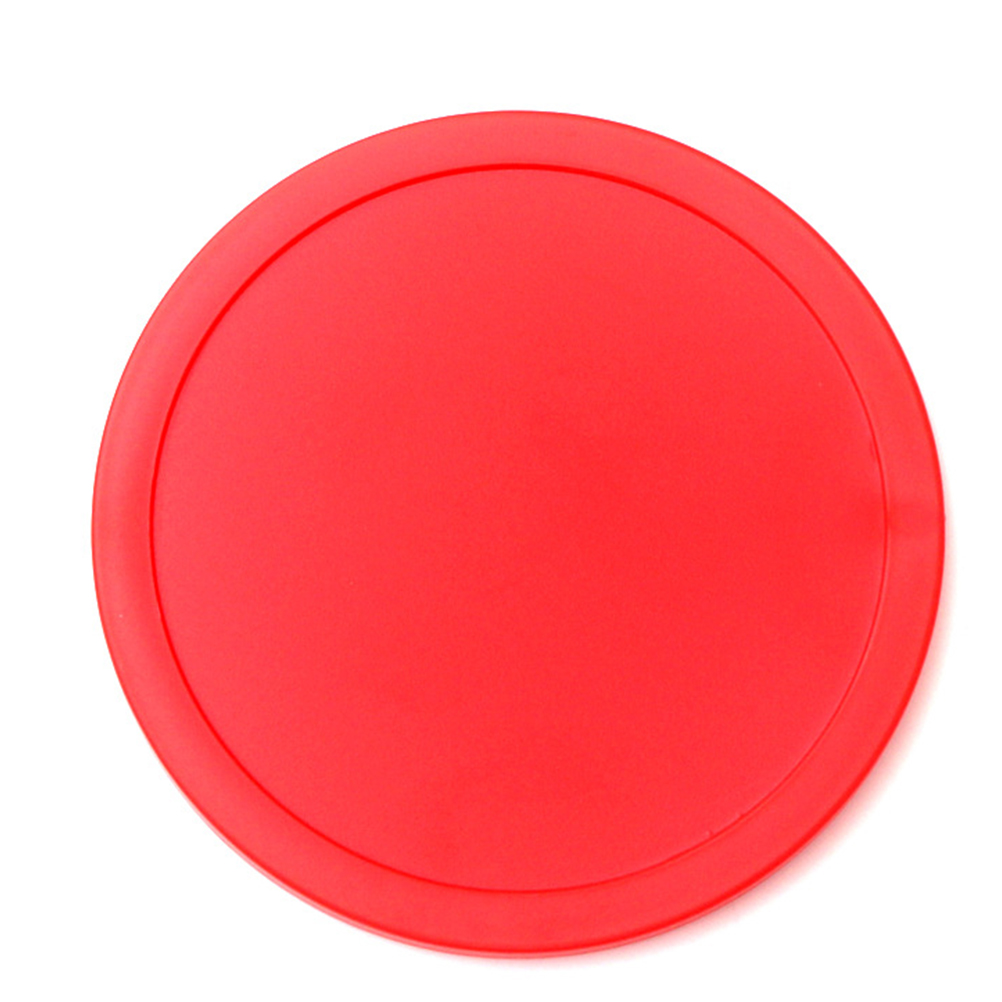4 Uds 75mm empujadores para Hockey discos rojo Hockey de aire niños Mesa Mini Hockey sobre hielo pieza de suspensión de aire accesorios bola deporte