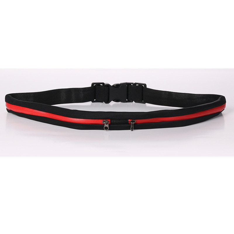 Sporttas Running Heuptas Pocket Jogging Draagbare Waterdichte Fietsen Heuptas Outdoor Telefoon Anti-Diefstal Verpakking Belt Tassen: Red Waist Bag