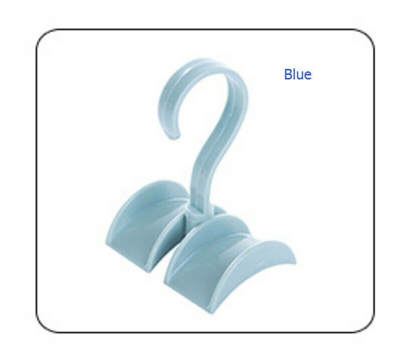 Closet Organizer Staaf Hanger Handtas Opslag Purse Opknoping Rack Houder Haak Tas e: Blauw