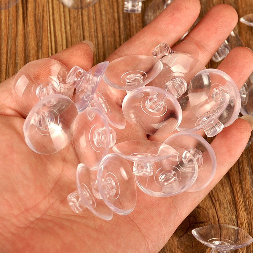 1 sac Mini ventouse sans crochet ventouse transparente ventouse plastique pour vitre vitre voiture maison