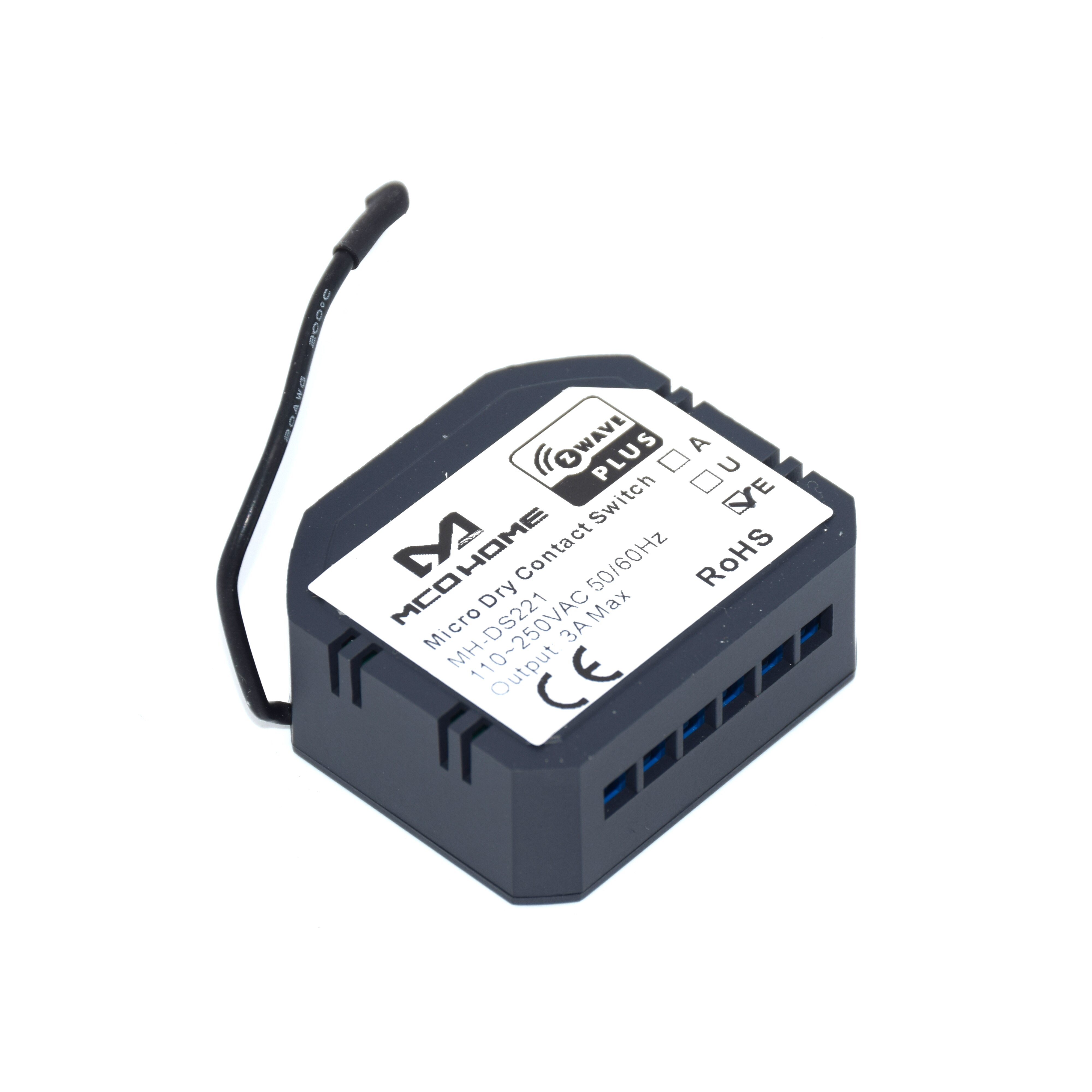 ZWave Micro Dry Contact Switch COM NO NC Wiring M... Grandado