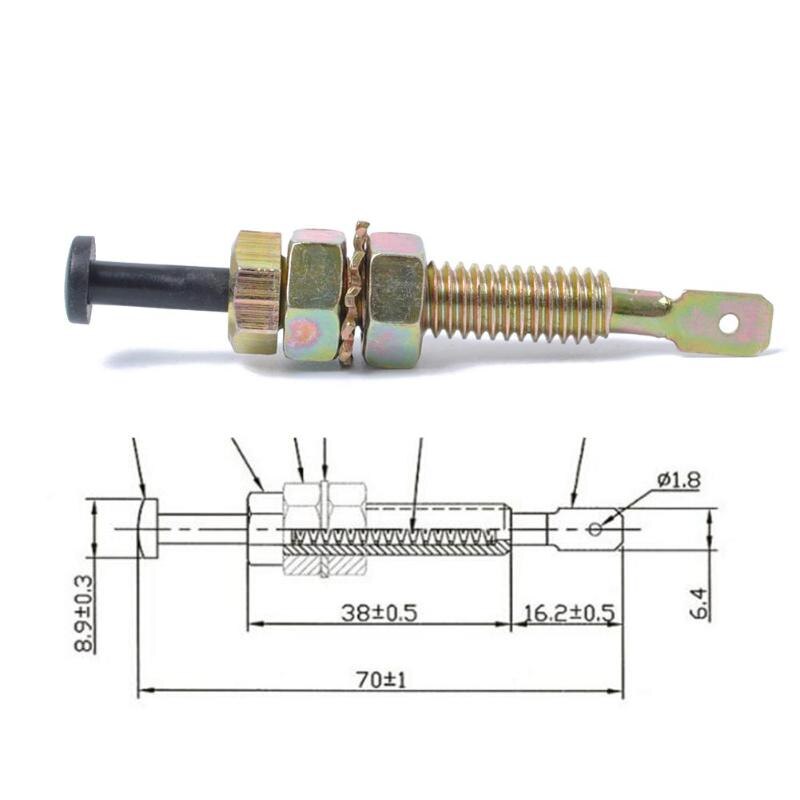 Universal Car Auto Trunk Bonnet Door Jamb Hood Alarm Pin Switch Security Adjustable Car Engine Truck Boat Light