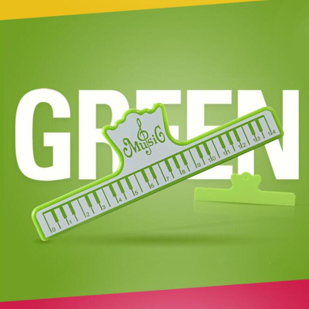 Dragonpad-abrehojas de música portátil, 15cm, Clip de plástico para página, soporte para partituras de música, accesorios de rendimiento: green