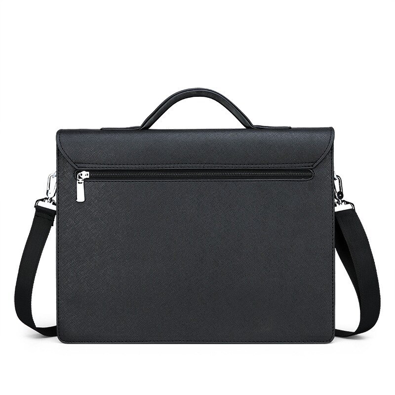 Bag Business Briefcase Briefcases Lock Shoulder Hand Bag 15.6 Inch Laptop Bag