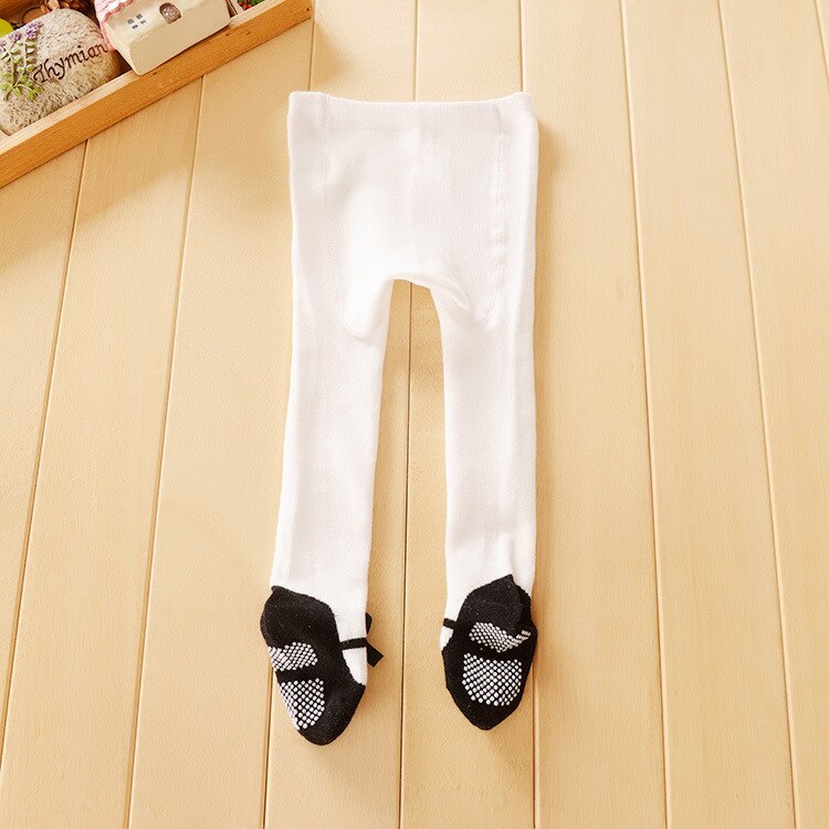 Baby flickor halkskydd strumpbyxor sammet rosett baby flickor tight 0-3 år 3 färg barn strumpbyxor barn flickor strumpbyxor