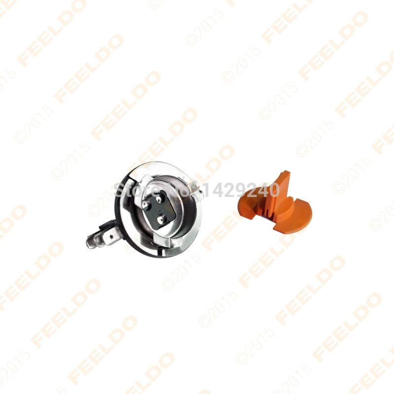FEELDO 2pcs Car H15 DIT LED Bulb Socket For Fog Daytime Running Light Harness Wire Plug Connector #CA1114