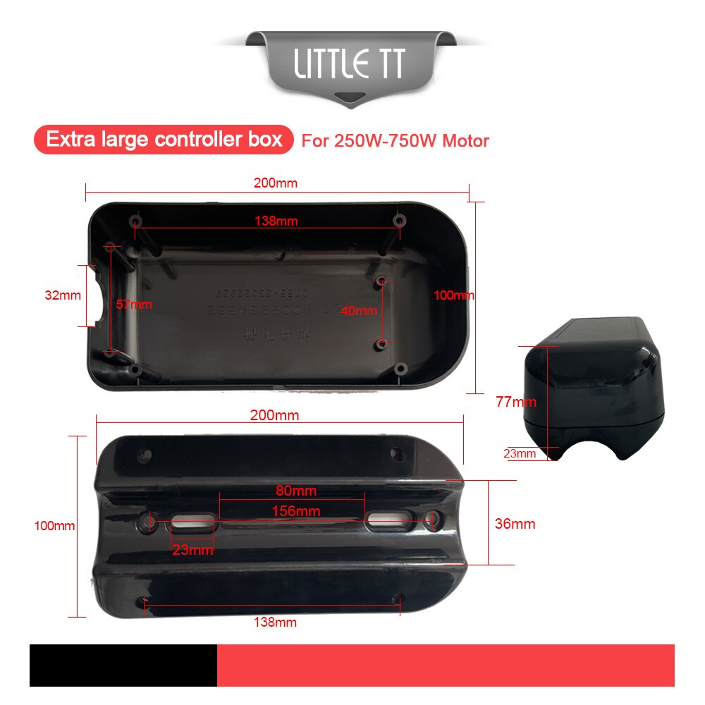 Ebike Controller Box Electric Bicycle Controller Bag 250W 350W 500W 1000W 1500W Small / Big Size Electric Bike Conversion Kit