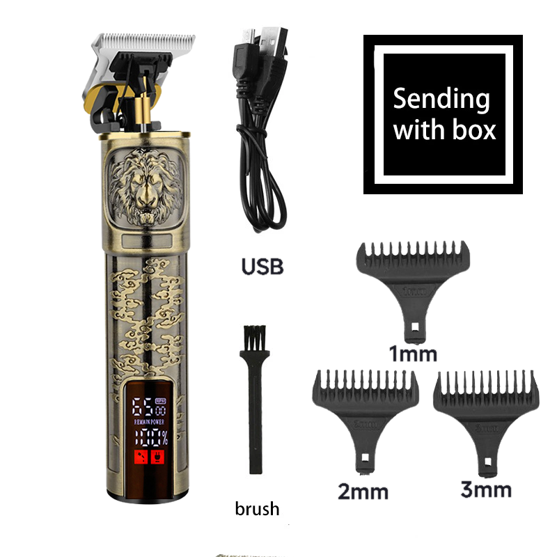 Neue Trimmer für Männer Barbier Einkaufen Haar Haarschneidemaschine männer Rasenmäihr Rasierer Bart Haarschnitt Maschine Elektrische Rasierer Haar Schneiden Maschine: Lila