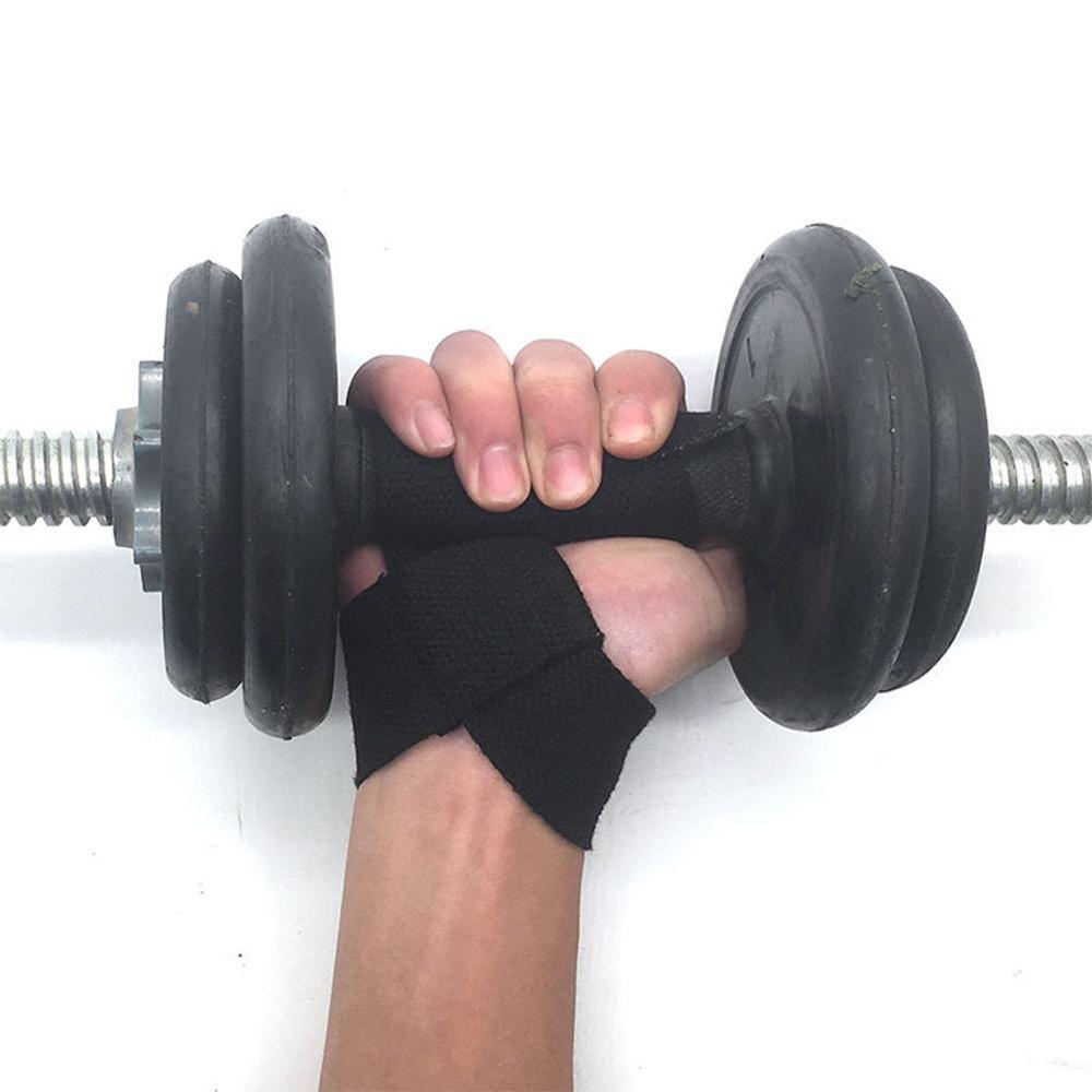 Løftestropper vægtløftning håndleds vægtbælte til kvinder barbells mænd bodybuilding ditness power sport handsker  a7 x 7