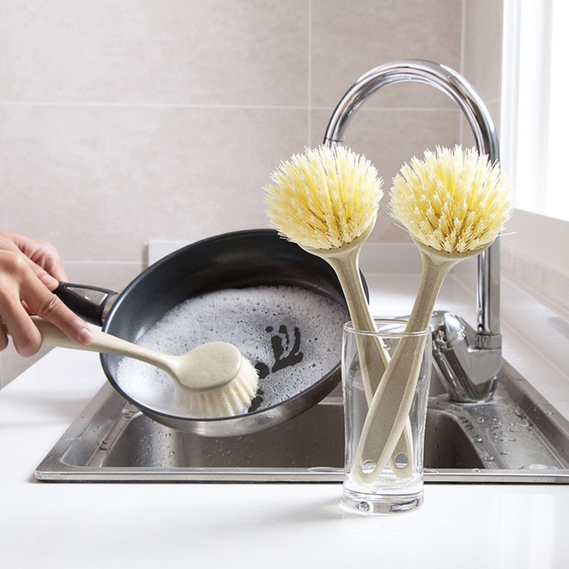 Multifunction Kitchen Handle Dish Washing Brush Cleaning Brush Long Brush Dish Brush Cleaning Dish Kitchen Supplies Tool