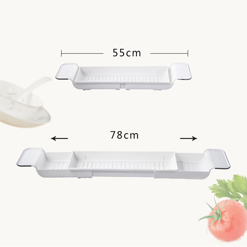 Einstellbare Badewanne Fach Dusche Wein Glas Buch Halfter Küche Gestell Werkzeug Mehrzweck Kunststoff Ablauf Korb Schlecht Schlecht Gestelle