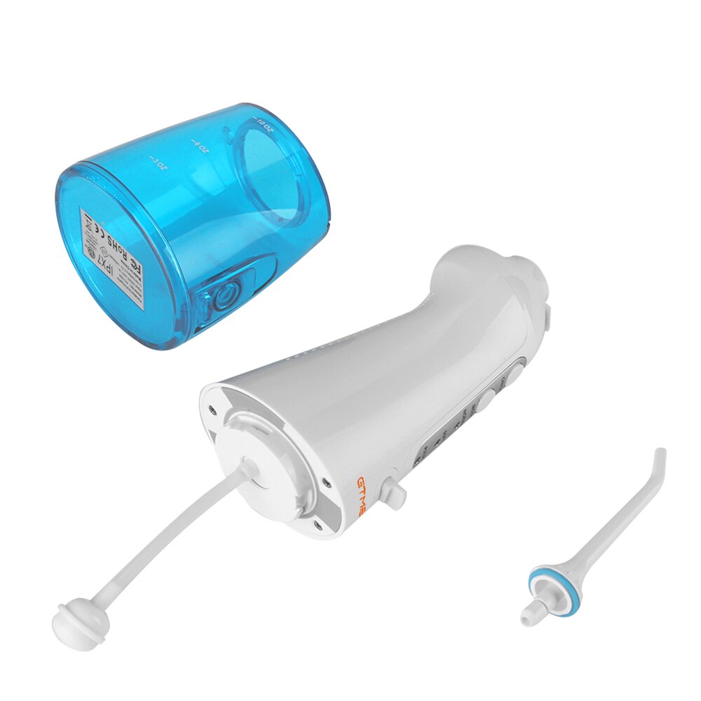 GTMEDIA-irrigador Dental eléctrico portátil, limpiador bucal IPX7 para blanqueamiento de placa sarro, Safters
