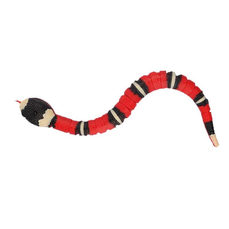 Smart Induction Snake Pet Toy Induction Snake Electric Simulation Snake Toy Sensing Interactive Automatic Snake Cat Teasering: Default Title