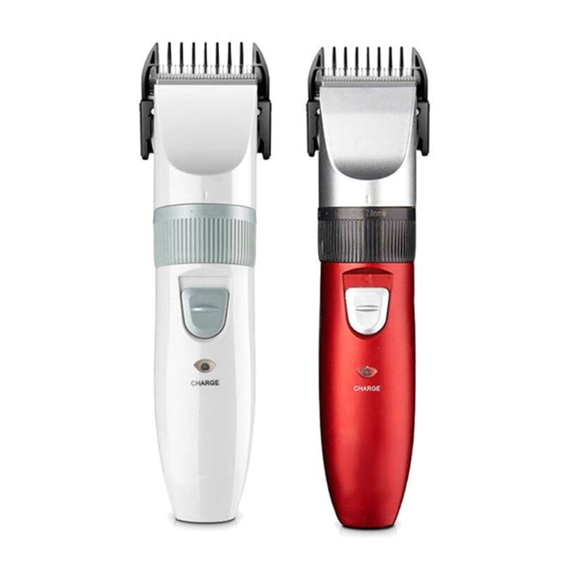 Hårklippare herrtrimmer sax frisör cape kam grooming kit barberare usb laddning sladdlös frisyr klippning