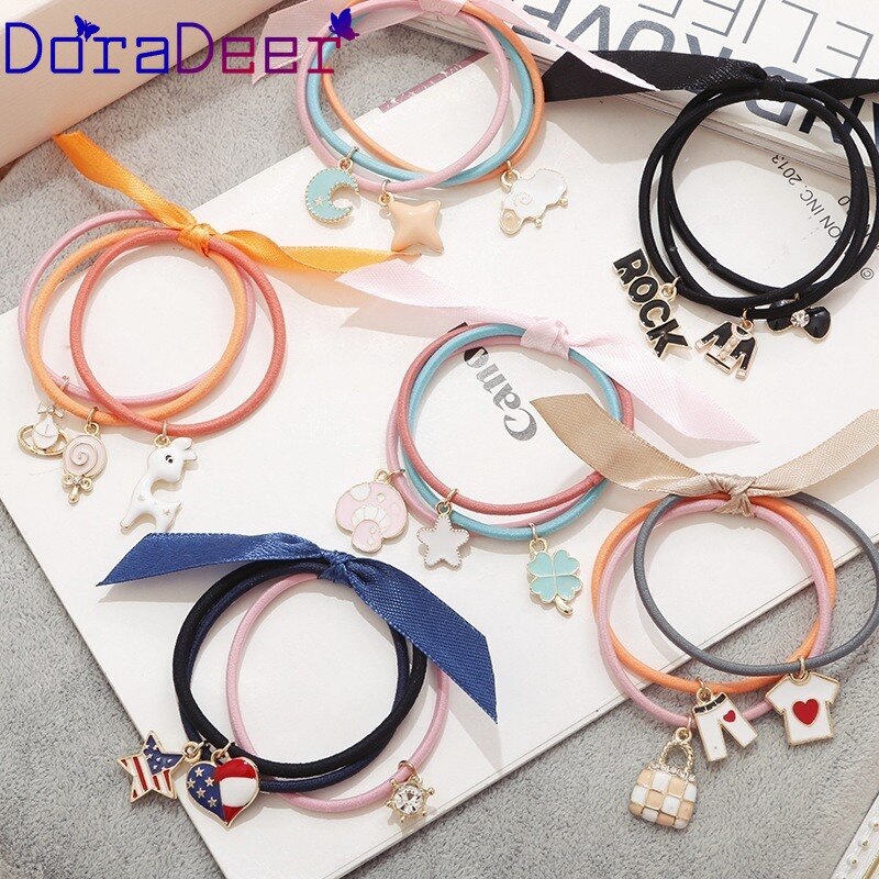 Doradeer dames scrunchie nieuwigheid hoofdband voor meisjes dames hoofddeksels scrunchie schattige meisjes accessoires voor het haar