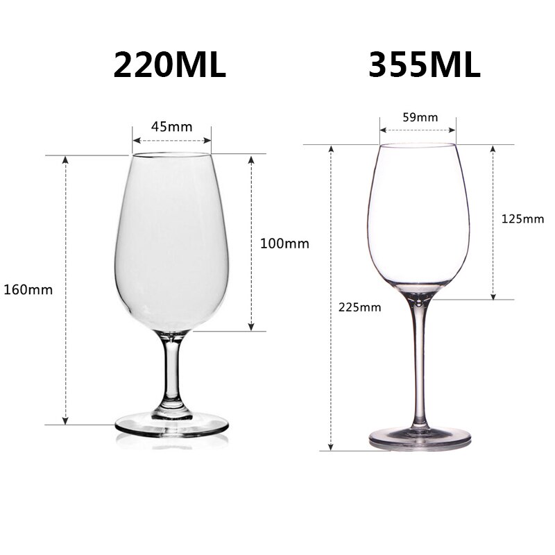 Copas de vino tinto irrompibles de plástico, Copas de cóctel, copas de vino, copas para beber vino, de boda en casa