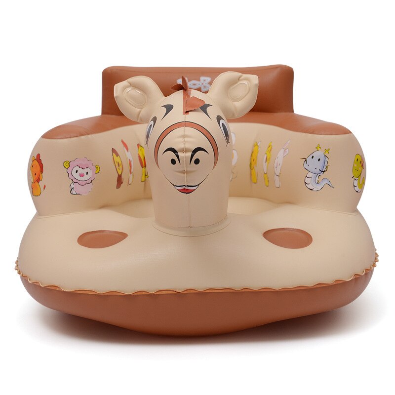 Sobi-sofá inflable de cabeza de caballo para bebé, asiento de escuela para bebé, silla de comedor para niños,