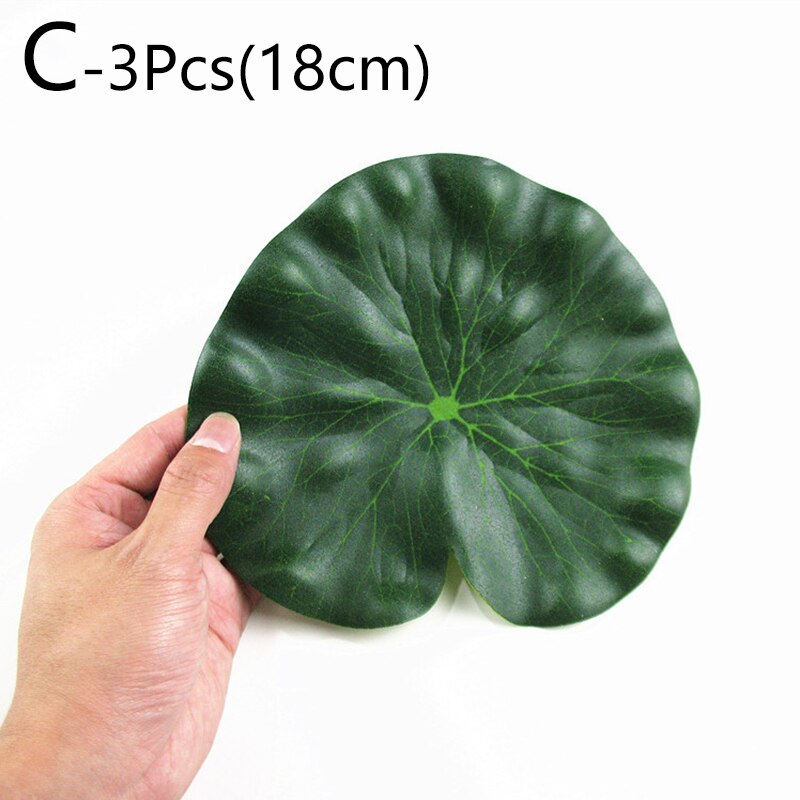 Simulation Lotus Blatt Künstliche Lotus Garten Teich Wasser Teich Tank Blume Dekoration Anlage Lily blatt Floati