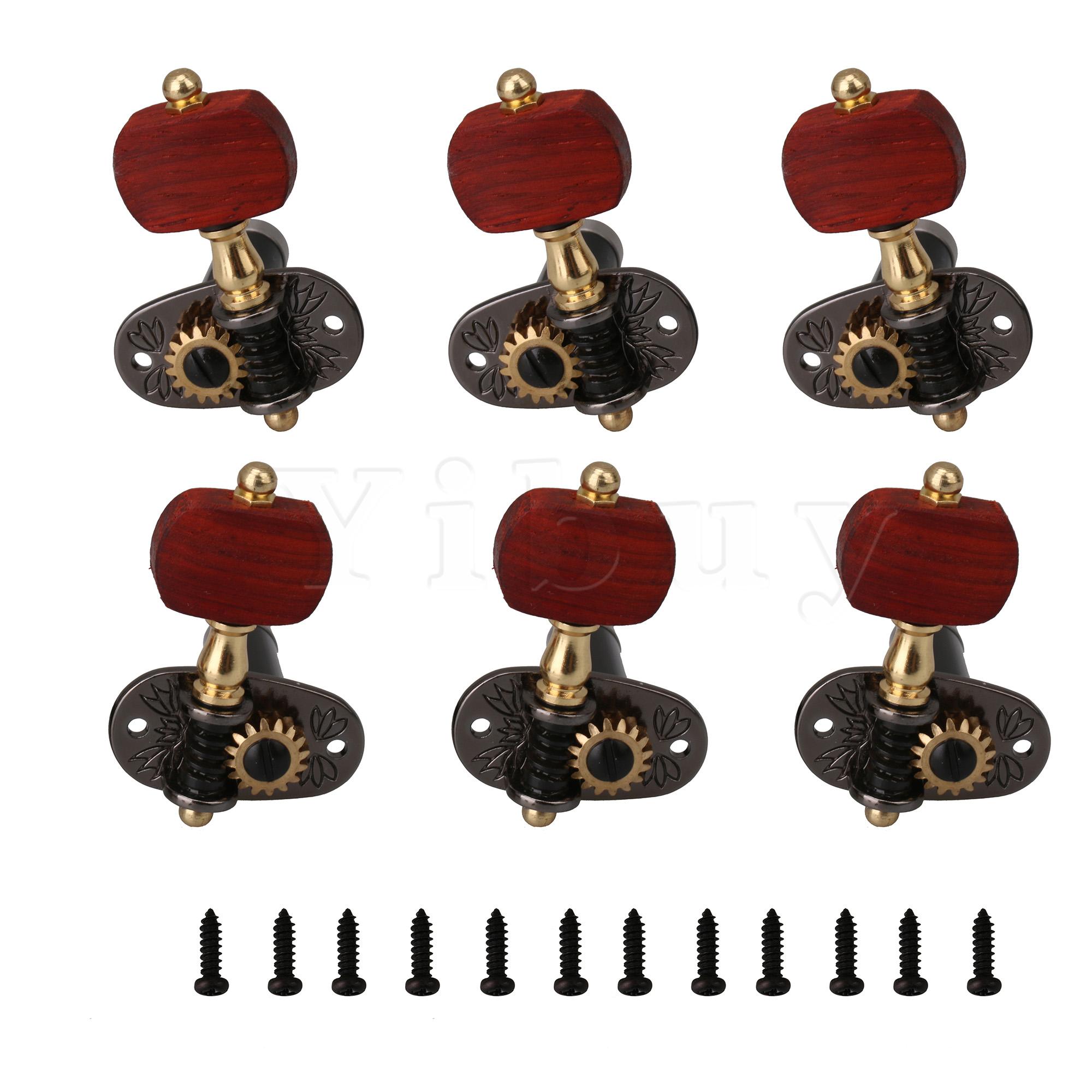 Yibuy 3 l 3r nikkel gitaar stemmechanieken voor akoestische gitaar: Nikkel