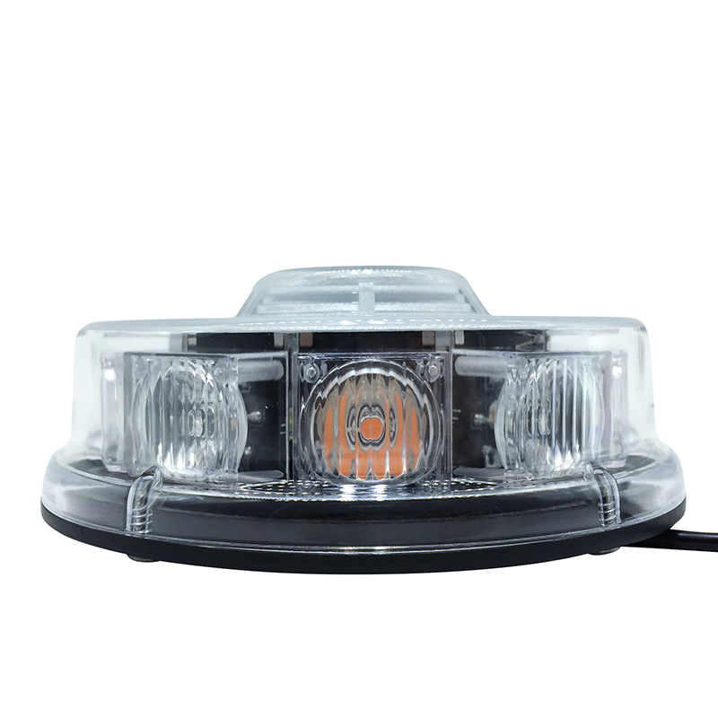 Ført bil lastbil strobe advarselslys politi ambulance blinkende nødlys fyr lampe med magnetmonteret  dc12v