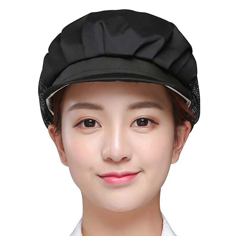 Breathable Cooking Cap Unisex Chef Hats Chef Restaurant Kitchen Baking Cap Chef Restaurant Uniform Bakery Waiter Work Wear