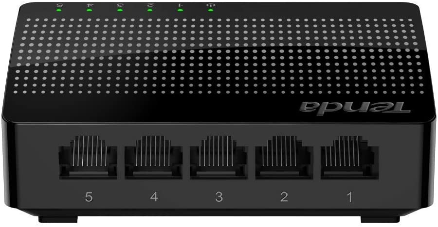 Tenda SG105 | 5 Hafen Gigabit Ethernet Netzwerk Schalter | Ethernet Splitter | Verkehrs Optimierung | Unmanaged für Router: hinzufügen UK Stecker