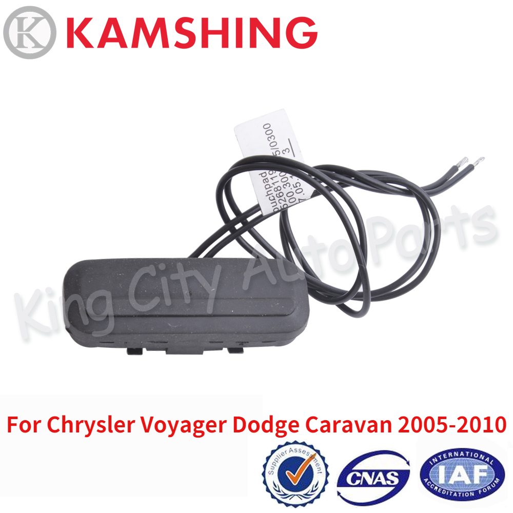 CAPQX-manija de puerta trasera para coche, botón interruptor de liberación 2005, para Chrysler, Voyager, Dodge Caravan, 2006, 2007, , , 901470, 10