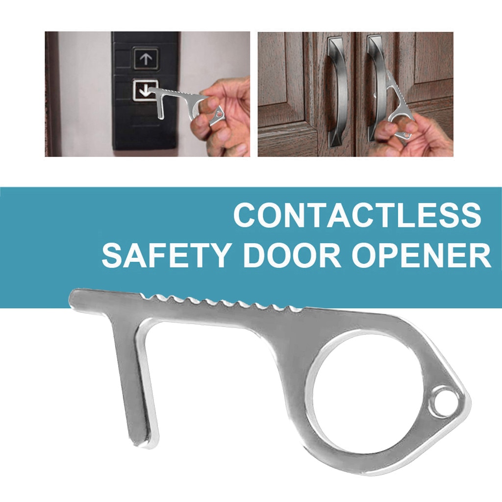 Portable Hand Protection EDC Door Opener Elevator Handle Hook Door Closers Contactless Safety Door Opener
