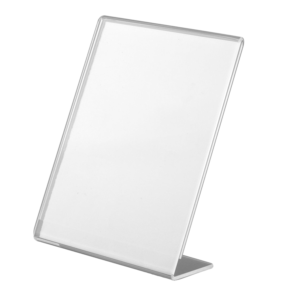 1x Acrylic Photo Frame Poster Picture Holder Standing Display Memories