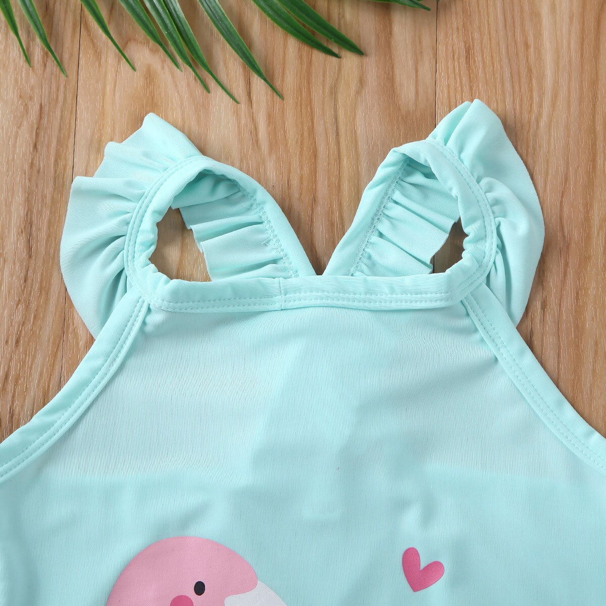Traje de baño de flamenco para bebé y niña, , Bikini de una pieza, ropa de playa para niños de 1 a 6 años
